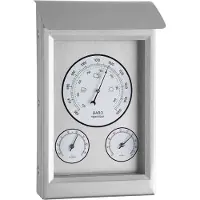 TFA-Dostmann TFA - Stazione meteo analogica per esterni in acciaio inox 20.2046 - argento