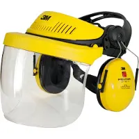 3M PELTOR G500 Combinazione con cuffia Optime I e visiera 5F-11