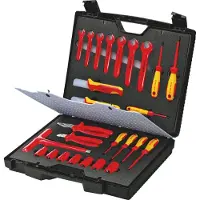 Knipex 98 99 12 Valigetta standard Valigetta da 26 pezzi con utensili isolati per lavori su impianti elettrici