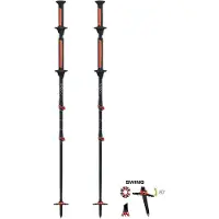 TSL Outdoor - Bastoncini da trekking - Move Carbon 3 WT - Nero