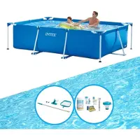 Intex Piscina fuori terra rettangolare - 260x160x65 cm - in 3 pezzi - modello S22346