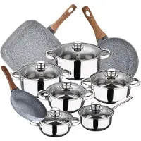 San Ignacio Set Di Pentole E Padelle Cassel 18/20 Cm Pk3849 12 Pezzi