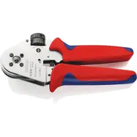Knipex 97 52 63 Pinza a quattro punte per contatti torniti con manico multicomponente cromato 180 mm