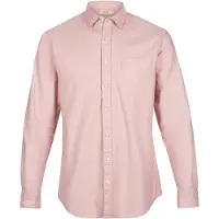 Shiwi Men Twill Shirt Tyler Dusty Salmon Pink Taglia: S | Camicie Casual Outlet | Uomo | Rosa