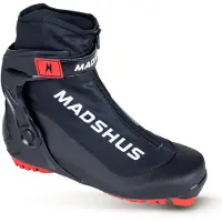 Madshus - Scarponi da sci di fondo skating - Endurace Skate Boot per Uomo in Softshell - Taglia 41 - Nero