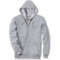 Carhartt Zip Hooded Sweatshirt Felpa con cappuccio Uomo (XXL, marrone)