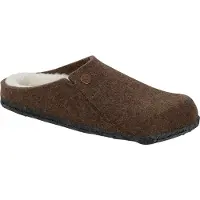 Birkenstock Zermatt Shearling Wool Felt Pantofole (43 - Regular, marrone)