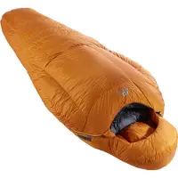 Mountain Equipment Iceline Sacco a pelo in piuma (Long - Body Size: 200 cm, marrone/arancione/beige)