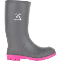 Kamik Kid's Stomp Stivali di gomma Bambini (35, grigio)