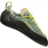 La Sportiva Women's Mythos Eco Scarpette da arrampicata Donna (39,5, nero/olivia)