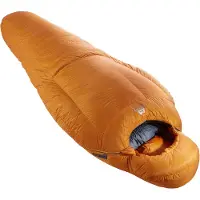 Mountain Equipment Redline Sacco a pelo in piuma (Regular - Body Size: 185 cm, marrone/arancione)