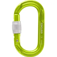 Edelrid Oval Power 2500 Screw II Moschettoni a ghiera olivia