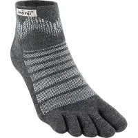 Injinji Outdoor Midweight Mini-Crew Wool Calze da trekking (47,5+, grigio)