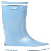 Aigle Stivale di gomma 'Lolly Pop' blu chiaro / bianco
