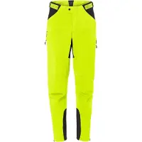 Vaude Qimsa Softshell Pants II Pantaloni da ciclismo Uomo (M, giallo/verde)