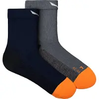 Salewa MTN TRN All Mountain QRT Sock Calze da trekking Uomo (42-44, blu)
