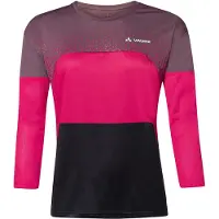 Vaude Women's Moab L/S T-Shirt V Maglia funzionale Donna (36, fuchsia)