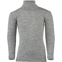 Engel Kids' Roll Neck Intimo lana merinos Bambini (140, grigio)