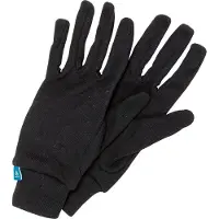 Odlo Kid's Gloves Active Warm Eco Guanti Bambini (S - 4-6 Years, nero)