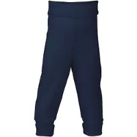 Engel Baby Trousers with Navel Waistband Intimo lana merinos Bambini (86/92, blu)