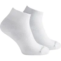 Wrightsock Coolmesh II Quarter Calze da trekking (45,5-49, bianco)