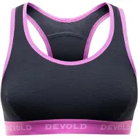Devold Double Bra Reggiseno sportivo Donna (XS, nero)