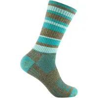Wrightsock Adventure Crew Calze da trekking (41,5-45, turchese)