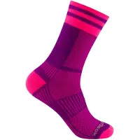Wrightsock Coolmesh II Crew Calze da trekking (34-37, lilla)