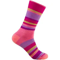 Wrightsock Stride Crew Calze da trekking (34-37, fuchsia)