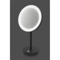 Zack specchio verticale in acciaio inox ALONA specchio da bagno LED specchio di vanità nero 40142