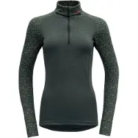 Devold of Norway - Maglia termica mezza zip in lana merino - Duo Active Merino 205 Z.Neck W Woods in Pelle - Taglia S - Verde