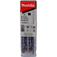 Makita Trapano a percussione B-46539-10 D.8mm L.110mm SDS-VPLUS Working-L.50mm confezione da 10 pz