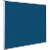 Smit Visual Scrivania Softline, profilo 16 mm, blu, 120 x 180 cm