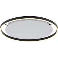 JUST LIGHT Plafoniera LED Ritus, Ø 58,5 cm, antracite