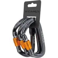 C.A.M.P. Orbit Lock Moschettoni a ghiera grigio