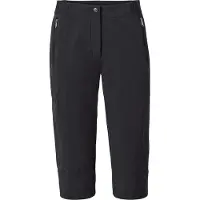 Vaude Women's Farley Stretch Capri III Pantaloni da trekking Donna (52, nero)