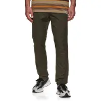 Carhartt WIP - Pantalone chino - Sid Pant Stretch Twill Cypress Rinsed per Uomo in Cotone - Taglia 32 US - Verde