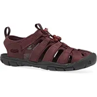 Keen Women's Clearwater CNX Leather Sandali Donna (37, rosso)