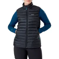 Rab - Smanicato in piuma d'oca - Microlight Vest W Black - Taglia M - Nero