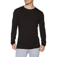 Icebreaker - Primo strato in lana merino - M Merino 260 Oasis LS Crewe Black per Uomo - Taglia S - Nero