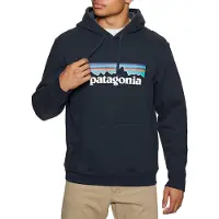 Patagonia P-6 Logo Uprisal Hoody Felpa con cappuccio Uomo (L, blu)