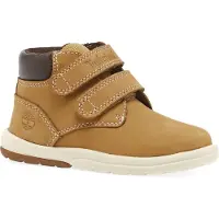 Timberland unisex per bambino. TB0A1JVP2311 Stivaletti in pelle a metà polpaccio con chiusura in velcro Toddle Tracks giallo (23), Basso, Ca