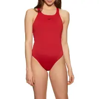 Speedo Women's Eco Endurance+ Medalist Costume intero Donna (36, rosso)