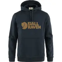 Fjällräven Felpa Cappuccio Uomo Logo Hoodie Dark Navy