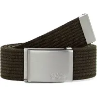 Fjällräven Canvas Belt Cinture (120 x 4 cm, grigio)