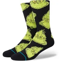 Stance Calzino 'Mean One' giallo / verde neon / nero