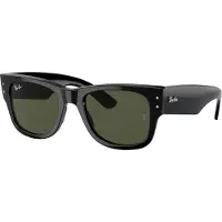 Ray-Ban - Occhiali da sole lifestyle - Mega Wayfarer Polished Black Green - Nero