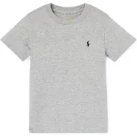 Ralph Lauren per ragazzo. 322832904039 Maglietta in maglia di cotone grigio (6años= 124/134cm), Classico, Manica corta, moda per bambin