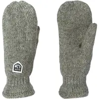 Hestra Basic Wool Mitt Guanti (10, grigio)