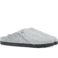 Birkenstock Zermatt Standard WZ Pantofole (45 - Regular, grigio)